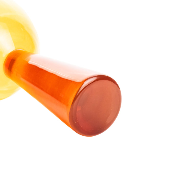 Rose Amber Wine Glasses - Set of 4