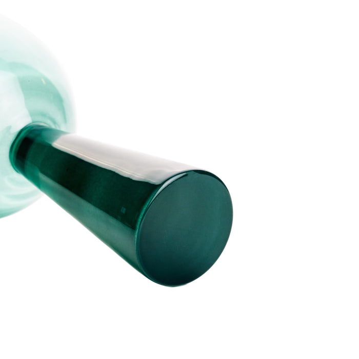 Rose Green Wine Glasses - Set of 4