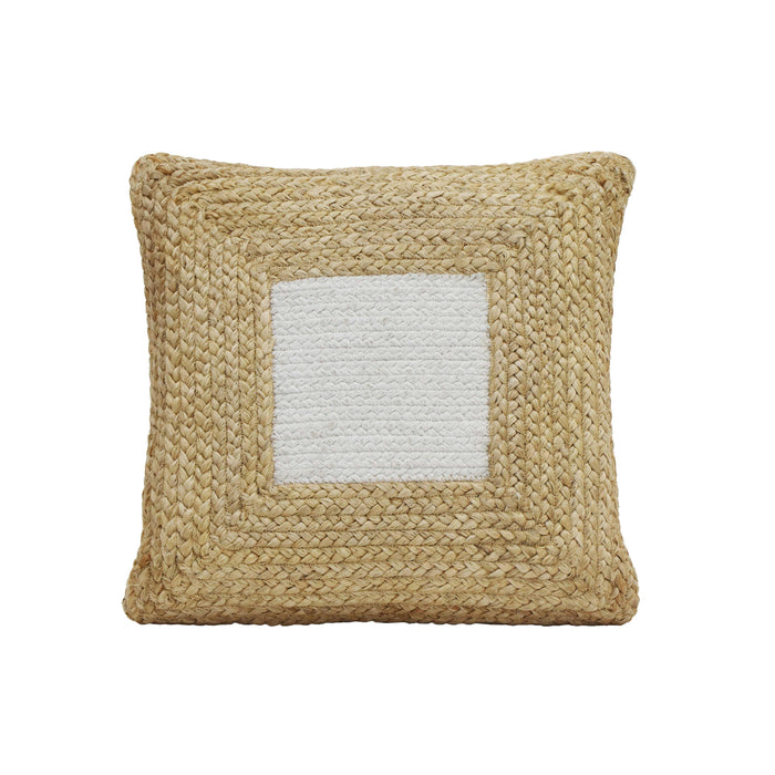 Blank Mind White Square Accent Pillow