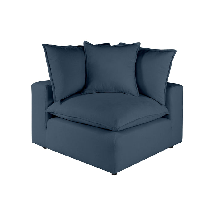 Cali Navy Corner Chair