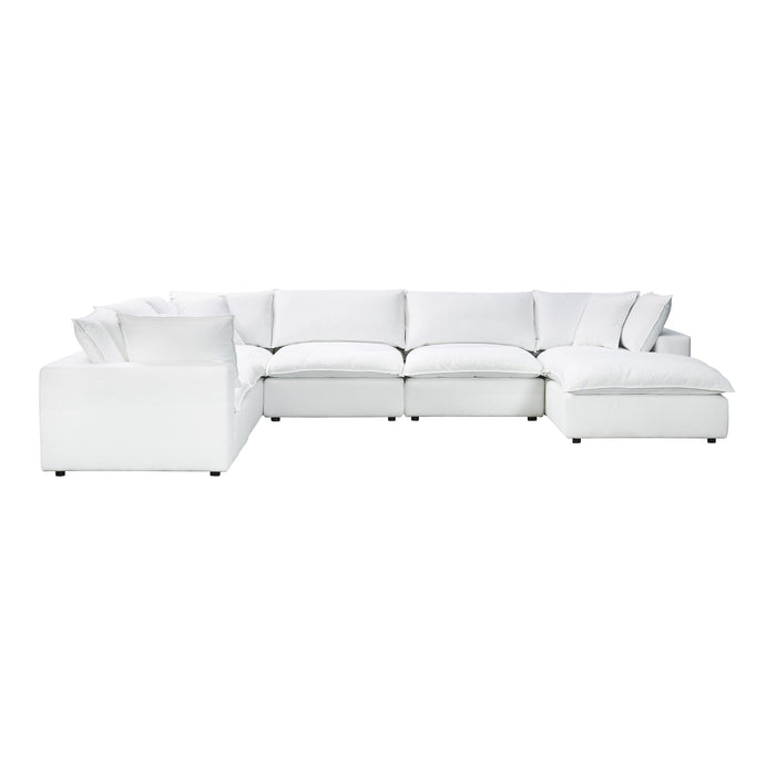 Cali Pearl Modular Large Chaise Sectional