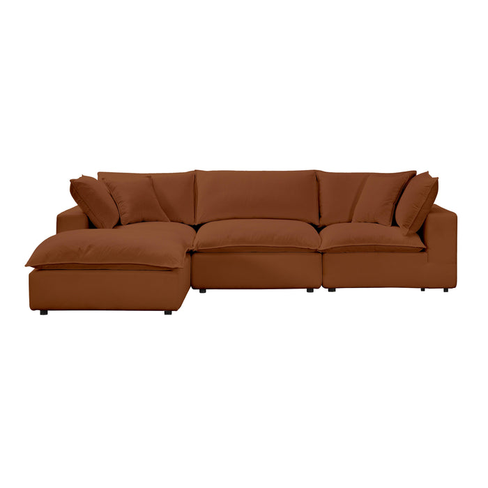 Cali Rust Modular 4 Piece Sectional