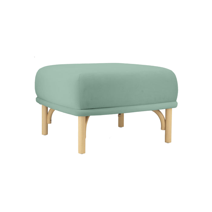 Desiree Ocean Blue Velvet Ottoman 8