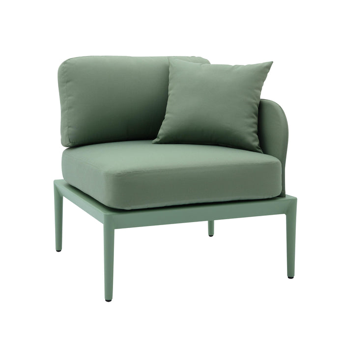 Kapri Moss Green Modular Outdoor RAF Corner Seat
