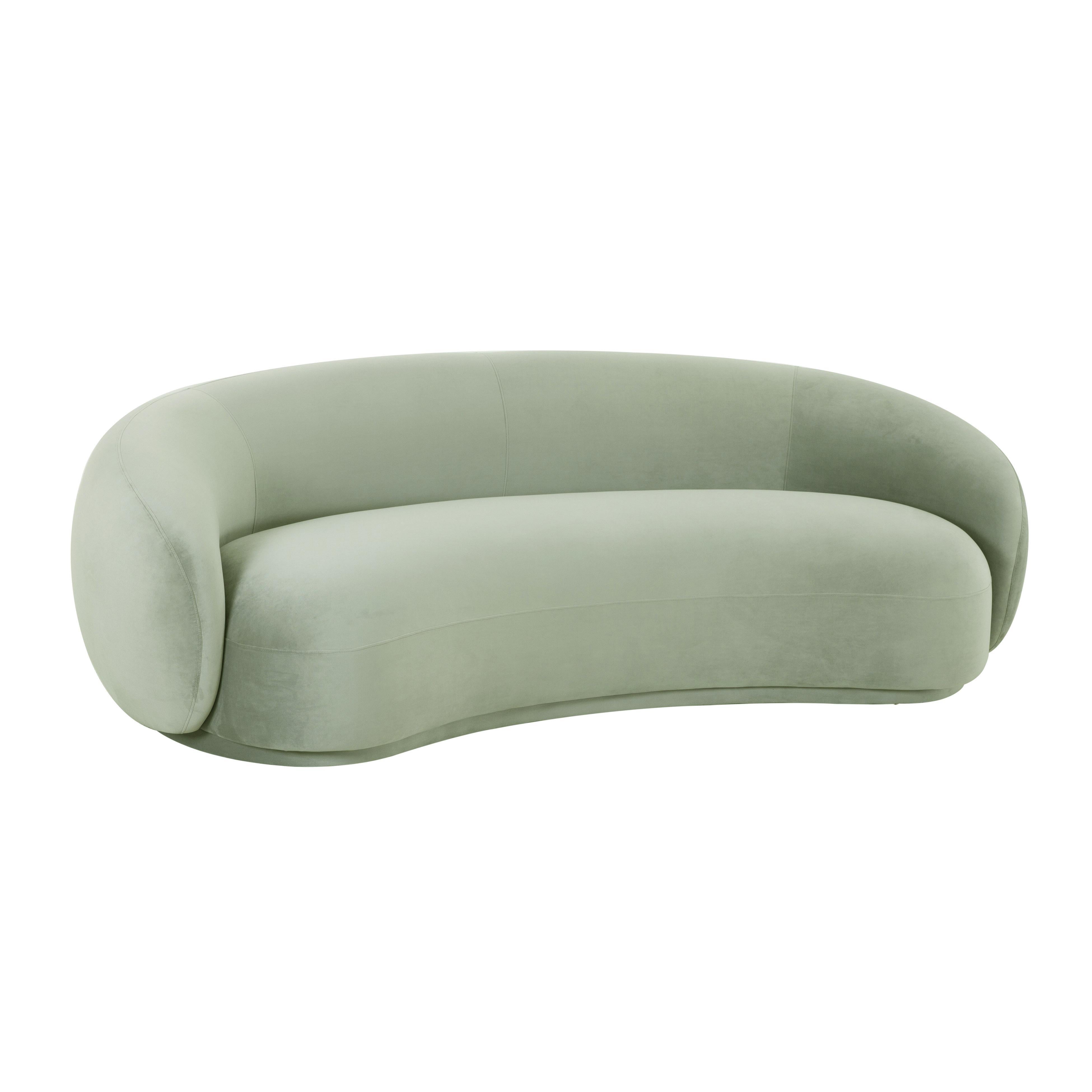 Kendall Moss Green Velvet Sofa | MR ZEE FURNITURE