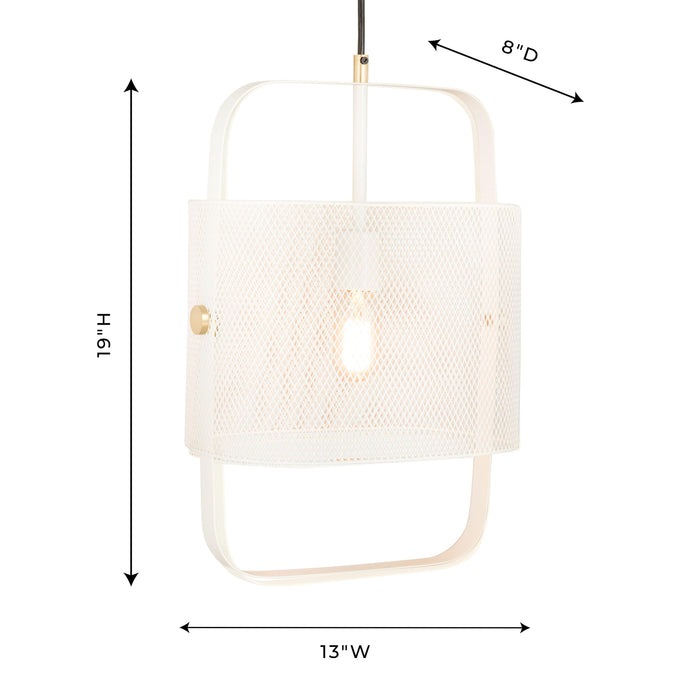 Klaus White Pendant 8