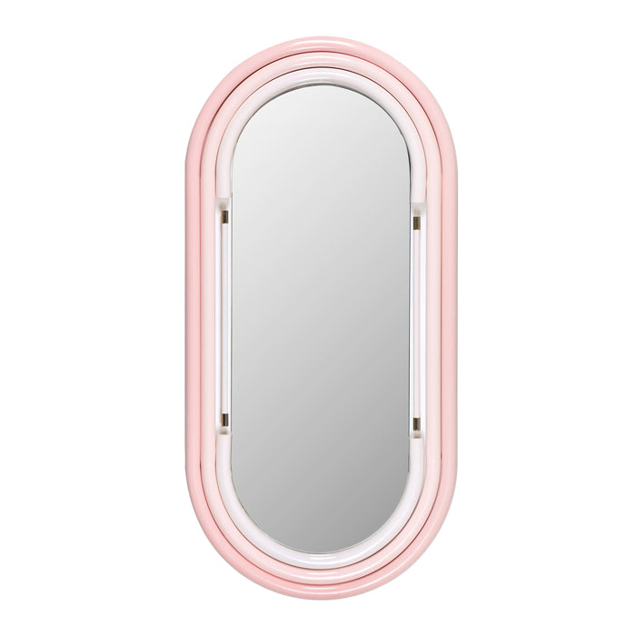Neon Large Wall Mirror in Pink 9