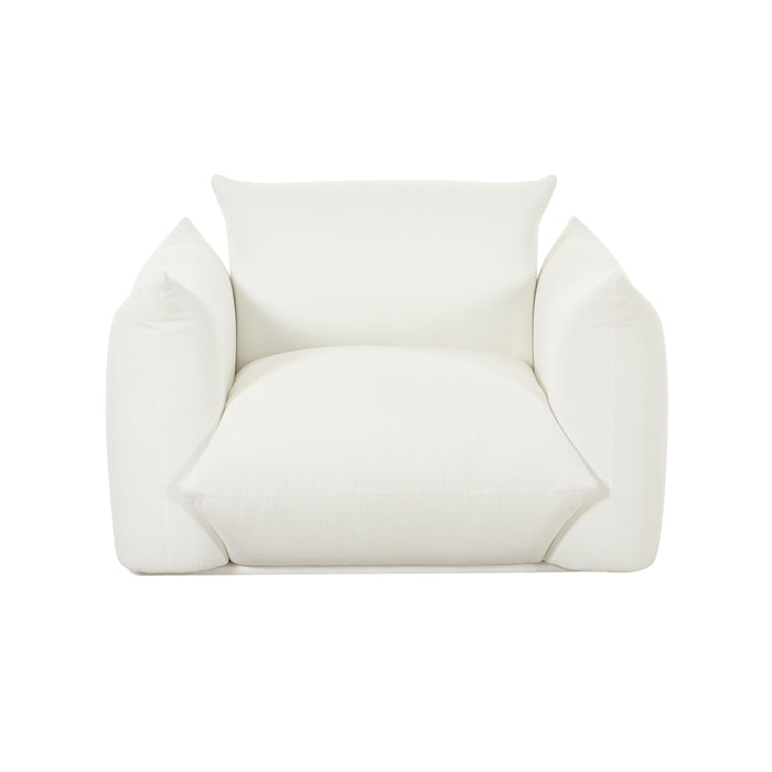 Saint Tropez Pearl Stuffed Armchair 7