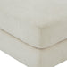 Serena Cream Velvet Ottoman - MR ZEE FURNITURE