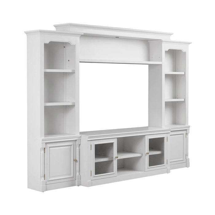 Virginia White Entertainment Center for TVs up to 65"