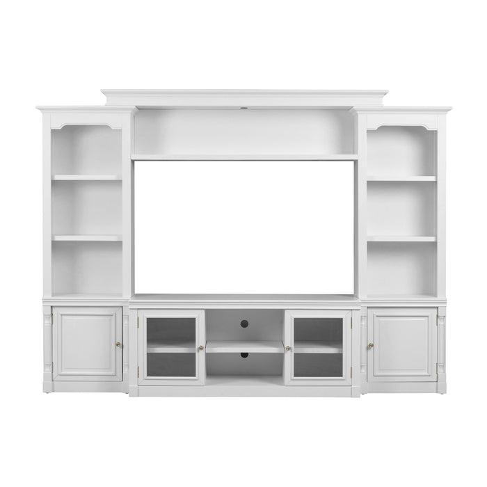 Virginia White Entertainment Center for TVs up to 65"