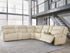 Double Deal Reclining Sectional with 2 Consoles - MR ZEE FURNITURE