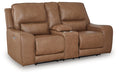 DeepWakes Power Reclining Loveseat with Console - MR ZEE FURNITURE