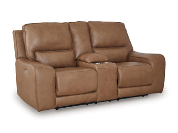 DeepWakes Power Reclining Loveseat with Console - MR ZEE FURNITURE