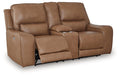 DeepWakes Power Reclining Loveseat with Console - MR ZEE FURNITURE