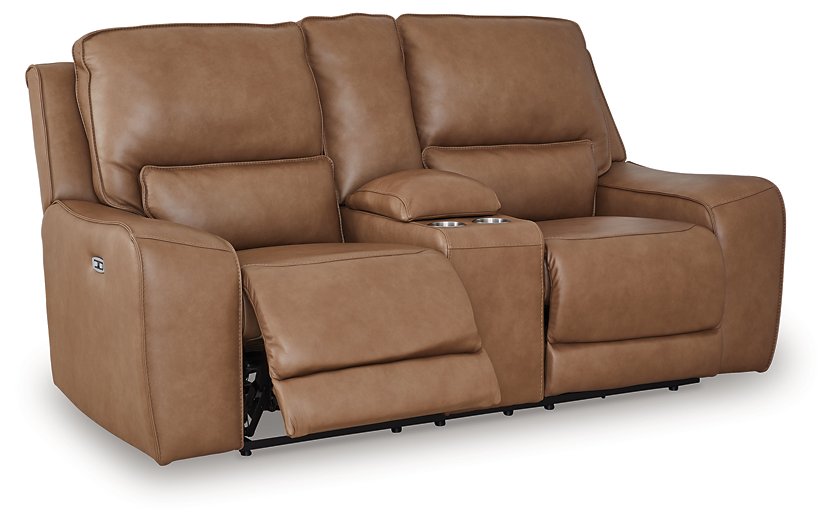 DeepWakes Power Reclining Loveseat with Console - MR ZEE FURNITURE