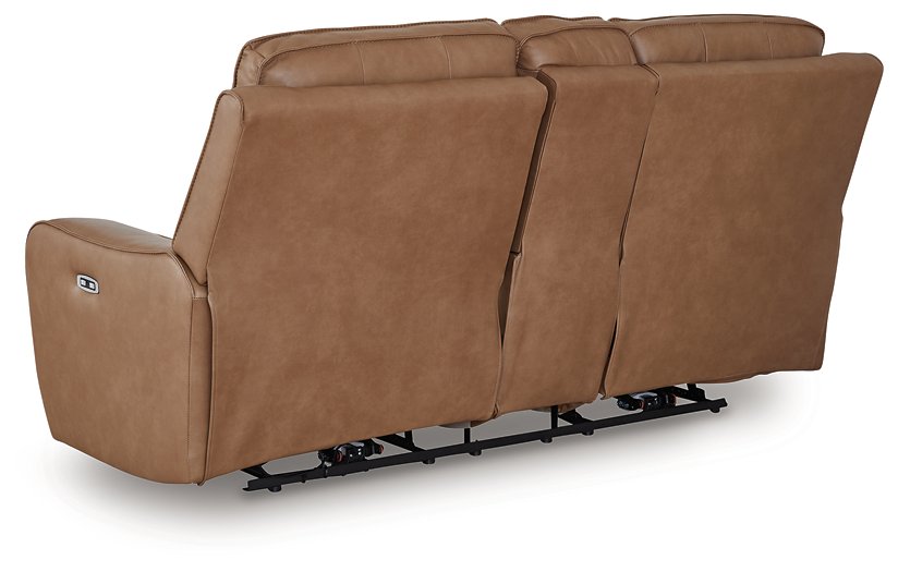 DeepWakes Power Reclining Loveseat with Console - MR ZEE FURNITURE
