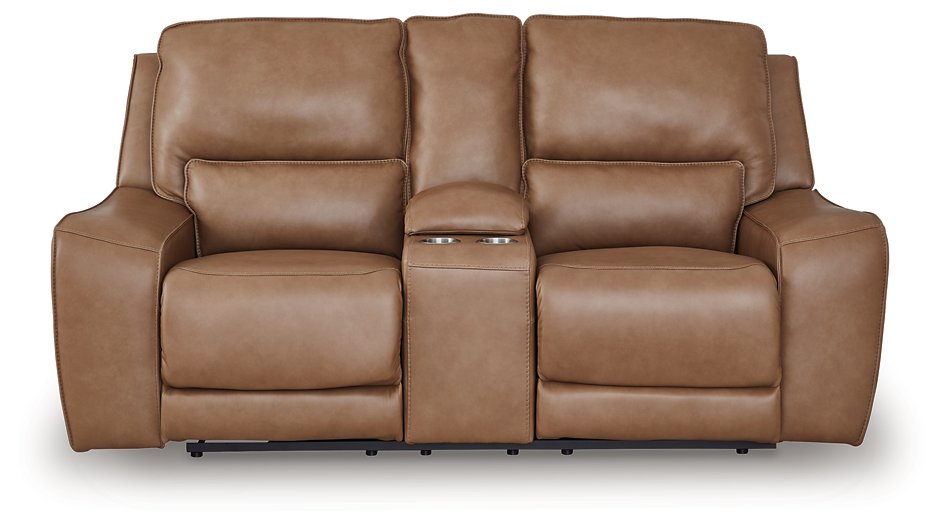 DeepWakes Power Reclining Loveseat with Console - MR ZEE FURNITURE