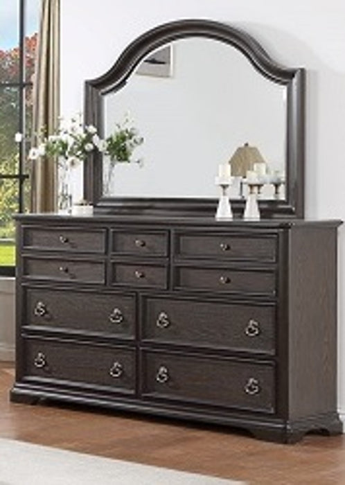 Crown Mark Furniture Duke Dresser in Dark Brown