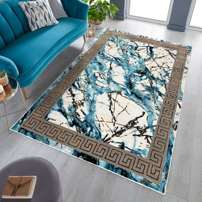 1042 Turquoise - Marble - MR ZEE FURNITURE