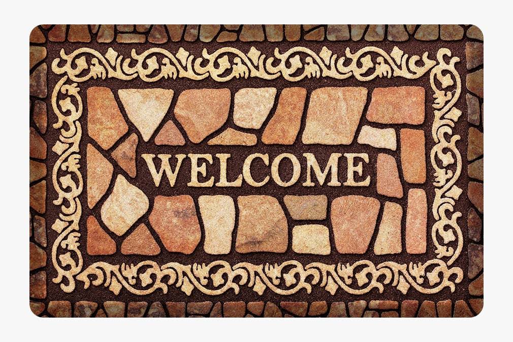 2860 Brown - PVC Printed - MR ZEE FURNITURE