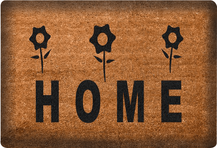 2860 Brown - PVC Printed - MR ZEE FURNITURE