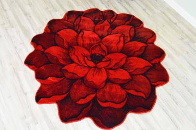 301 Red - Flowers - MR ZEE FURNITURE