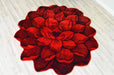 301 Red - Flowers - MR ZEE FURNITURE