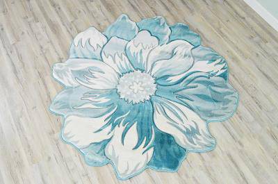 305 Blue - Flowers - MR ZEE FURNITURE