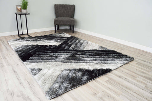 396 Grey - 3D Shaggy - MR ZEE FURNITURE