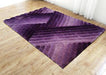396 Purple - 3D Shaggy - MR ZEE FURNITURE