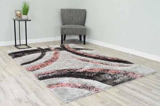 6495 Pink - 4D Shaggy - MR ZEE FURNITURE