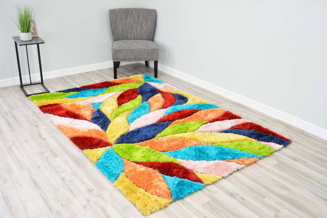 6994 Multi - 4D Shaggy - MR ZEE FURNITURE