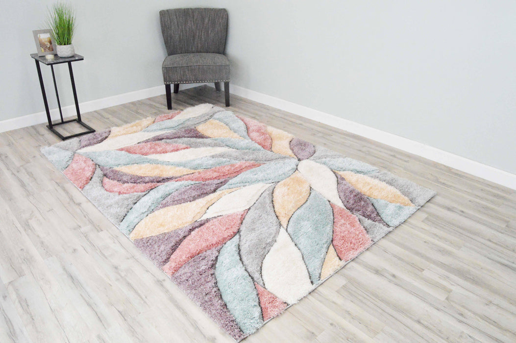 6994 Pink - 4D Shaggy - MR ZEE FURNITURE