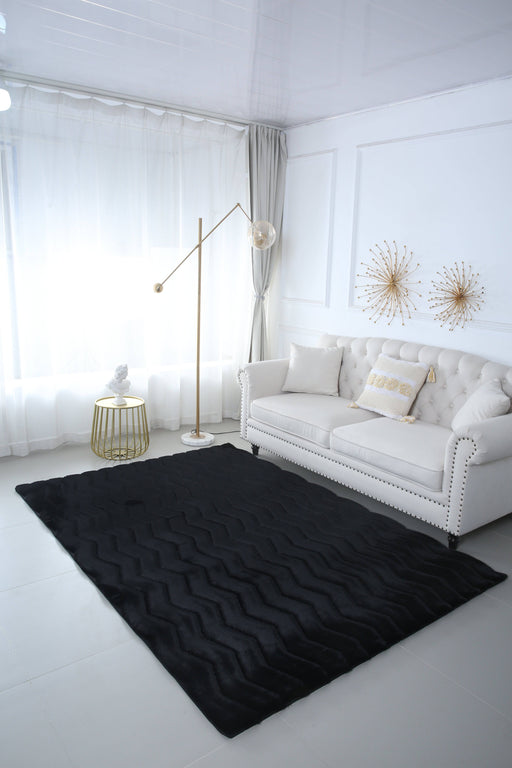 Ava Shaggy Black - Ava Shaggy - MR ZEE FURNITURE