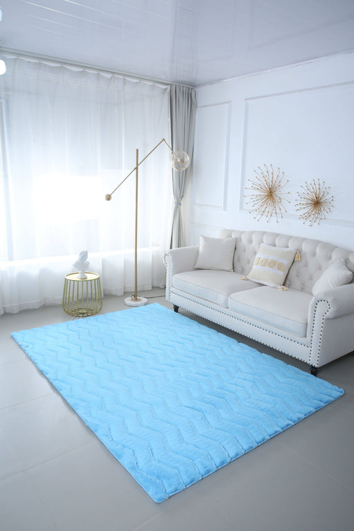 Ava Shaggy Blue - Ava Shaggy - MR ZEE FURNITURE