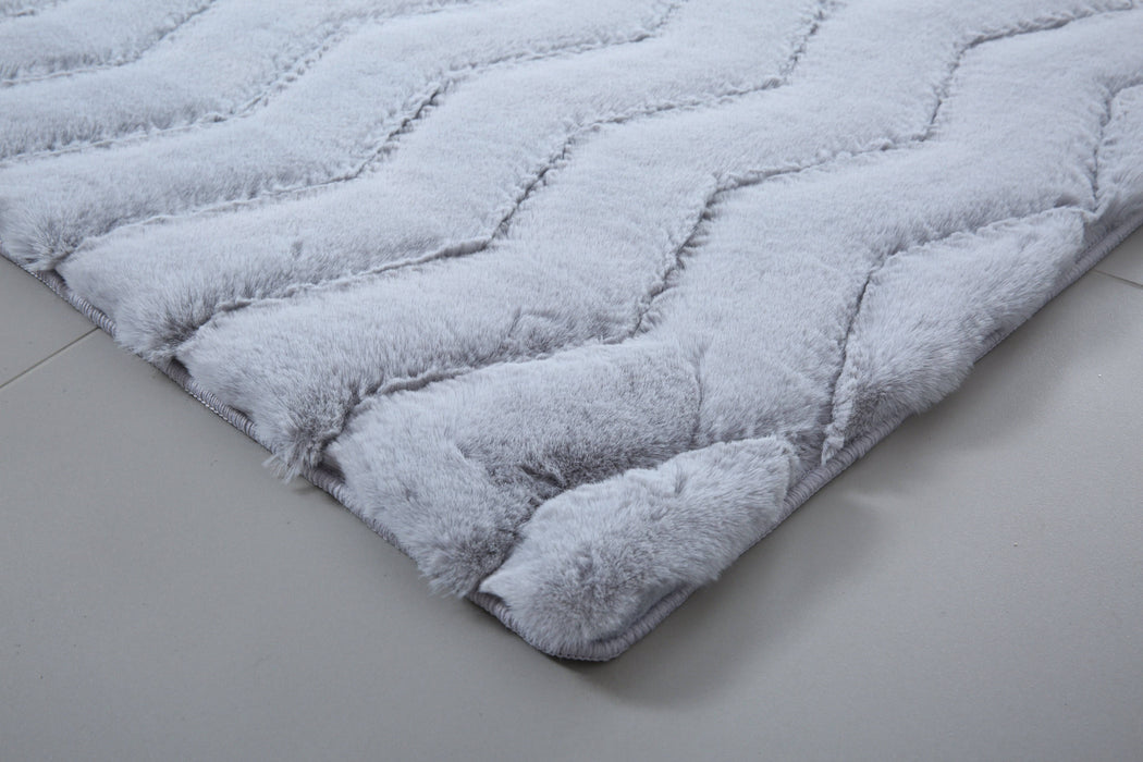 Ava Shaggy Grey Blue - Ava Shaggy - MR ZEE FURNITURE