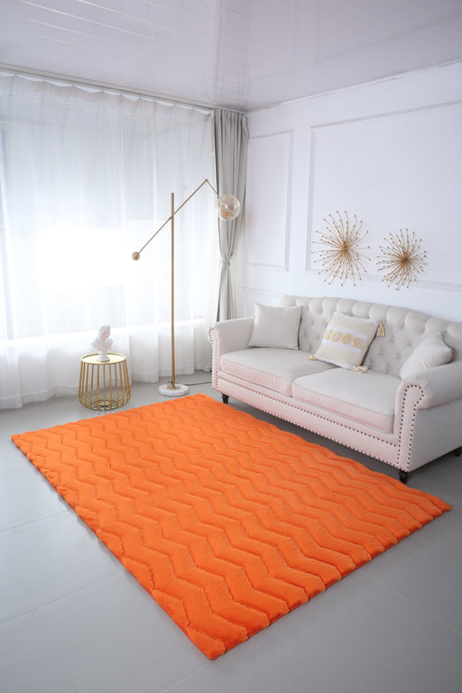 Ava Shaggy Orange - Ava Shaggy - MR ZEE FURNITURE