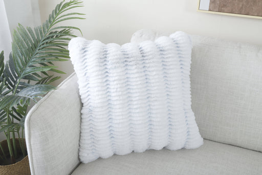 Flora Shag Blue/White - Flora Shaggy - MR ZEE FURNITURE