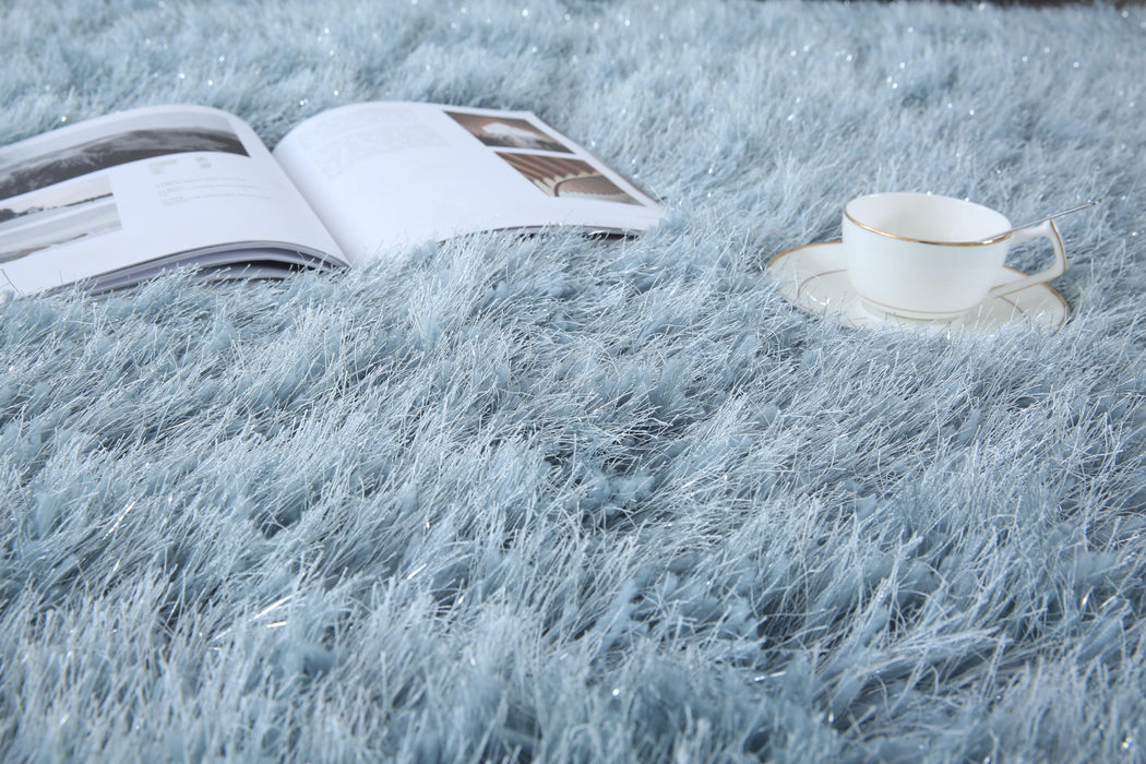 Meilin-S S Blue Grey - Meilin-S Shaggy - MR ZEE FURNITURE