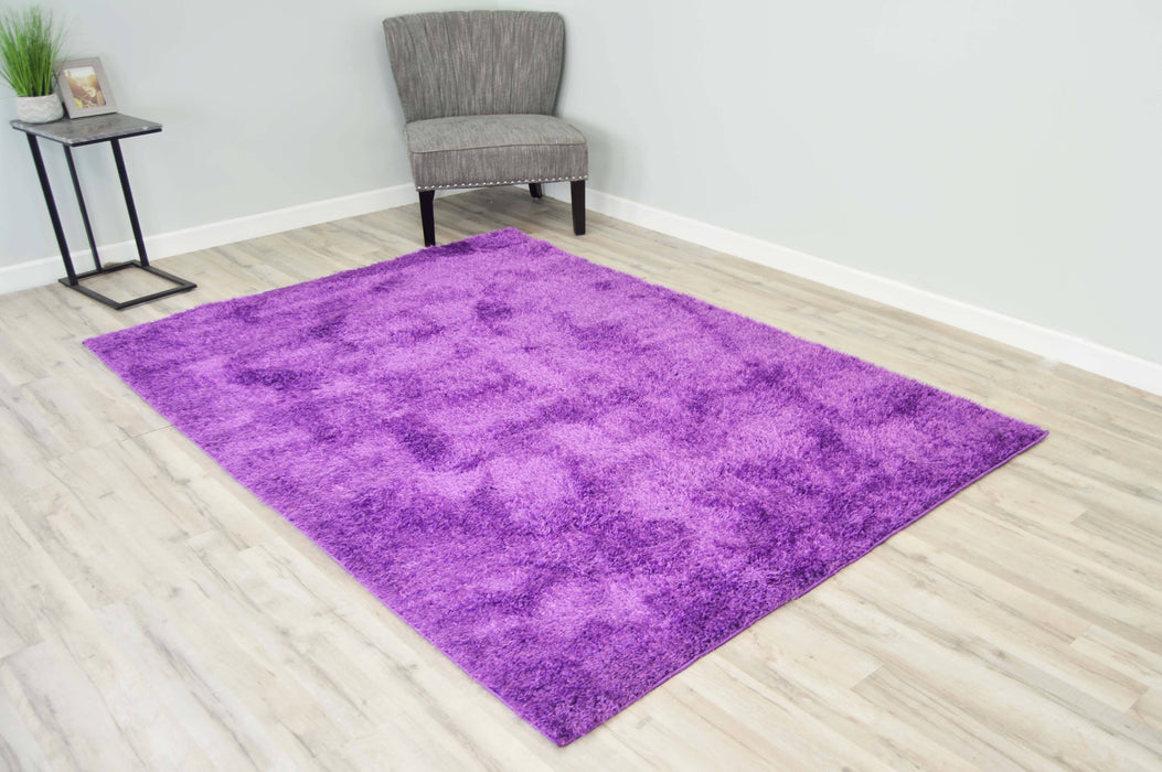 P1577 Purple - Lucia Shaggy - MR ZEE FURNITURE