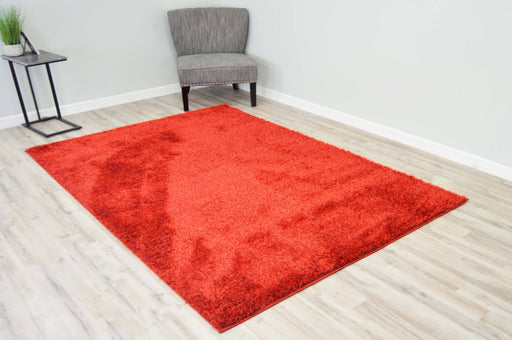 P1577 Red - Lucia Shaggy - MR ZEE FURNITURE