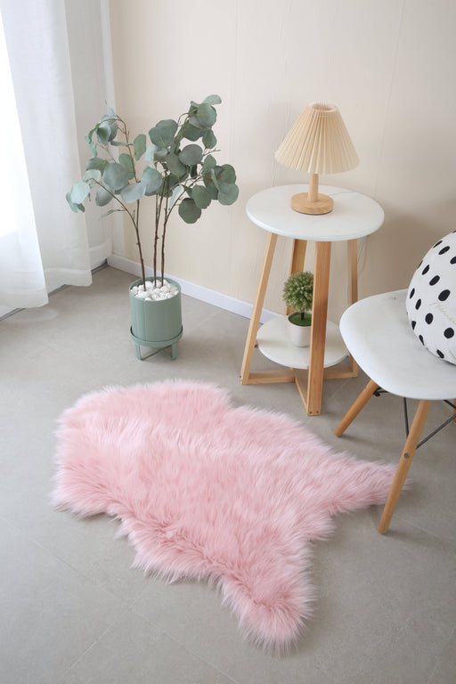 Sheepskin  Pink - Faux Fur Shaggy - MR ZEE FURNITURE