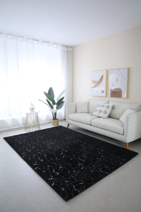 Timmy-S Sh Black/Silver - Timmy-S Shaggy - MR ZEE FURNITURE